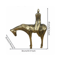 Horse Sculpture Indoor Decoration Horse Figurine Artistic Design Animal Statue for Villa