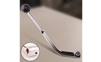 Heavy-Duty Gear Gear Lever Lever with Knob Rugged Manual Gear Shifter Sweat-Absorbent Hand Gear Lever Lever Soft Leather for Builders, Riders, ATVs, Sand Buggies, Quads, Custom Builds