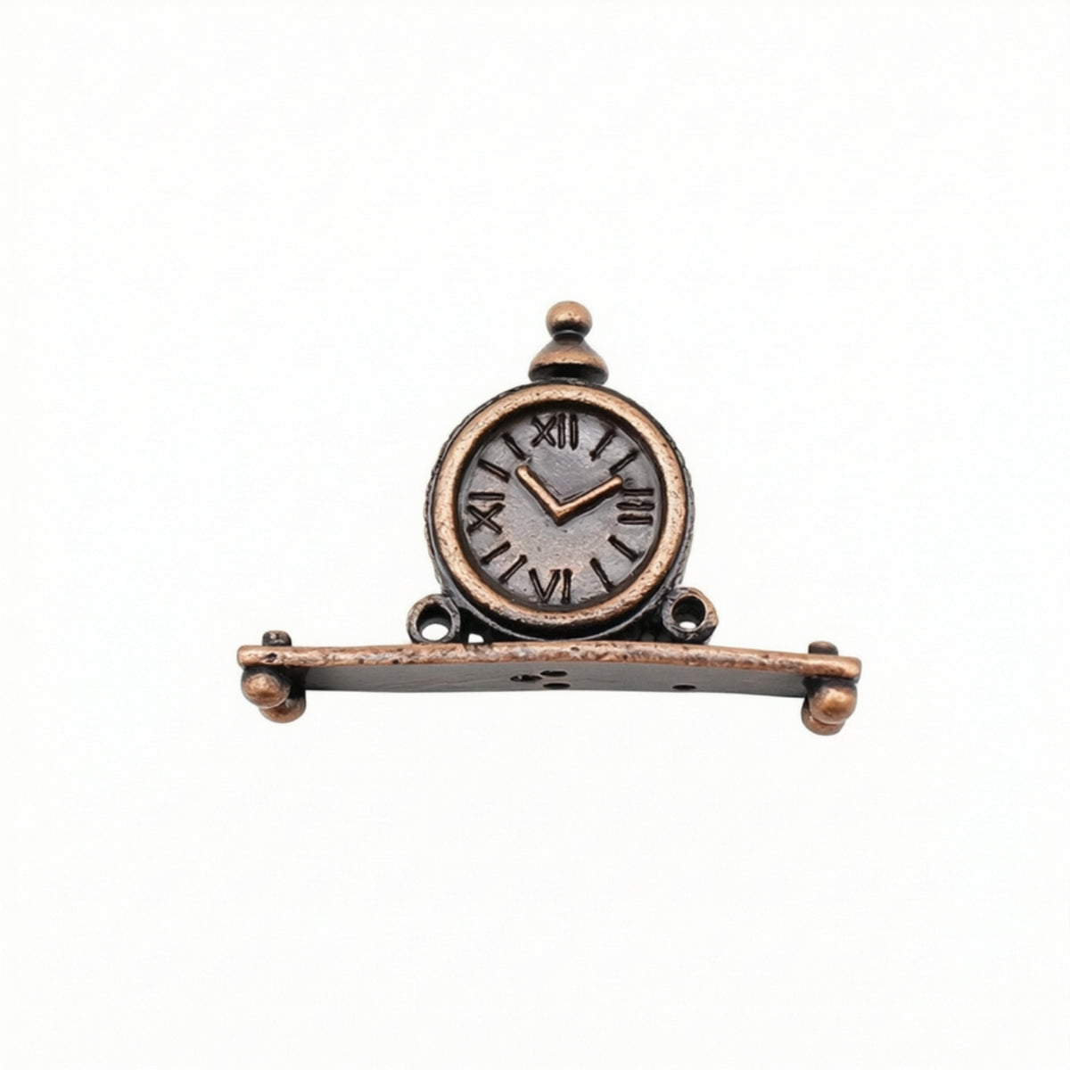 5 Pieces Miniature Clock Handmade Dollhouse Clock Decorative Decor for Diorama
