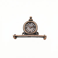 5 Pieces Miniature Clock Handmade Dollhouse Clock Decorative Decor for Diorama