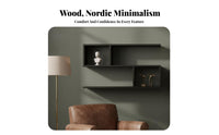 Floating Storage Cubes Space-Saving Wall Cabinet long-lasting Construction for Adults