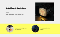Waterproof USB bike light