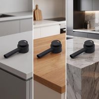 Matte Black Steam Diverter Easy to Use Steam Release Diverter Heat Resistant Sturdy for Kitchen