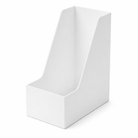 File Organizer Box with Compartments, Slanted Opening Paper Sorter for Study Room, Cabinet Storage for Professionals, Desktop A4 Holder