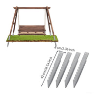 4 Pieces Swing Set Anchor Kit Hot Galvanized Heavy Duty Ground Anchor