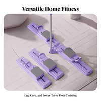 Multi-Functional Multifunctional Ab and Leg Machine Postpartum Recovery Split-Type Leg Slider Lifting Foldable Skiing Machine Fluid & Quiet for Women, Beginners