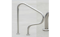 Corrosion-Resistant Stainless Steel Pool Handrail Heavy Duty Pool Handrail with Mounting Bases Secure Grab Stable for Swimmers