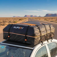 Waterproof Roof Bag Sunproof Car Roof Cargo Bag Easy to Install for Camping