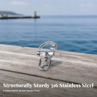 Marine Swivel Spring Shackle
