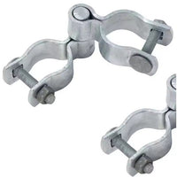 镀锌钢链式围栏门铰链套件（2套），1-3/8" X 2-3/8"，包含螺栓和