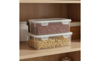 Transparent Seasoning Container Space Saving Clear Pantry Organizer Bin