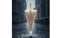 Storm-Resistant Umbrella with 24 Ribs Waterproof Auto Open Umbrella Water Repellent Windproof for Commuters, Travelers, Commute, Travel