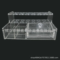 Acrylic Dental Resin Storage Box for Oral Care Tools