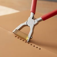 Leather Punching Plier Clamp-Style Leather Punching Tool with Replaceable Head Pliers Hand-Operated Heavy Duty