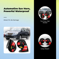12V waterproof car horn, double-tone