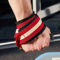 Figure-8 Lifting Straps for Wrist Support, Microfiber, for Fitness