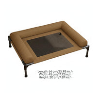 Raised Dog Cot Cooling Mesh Dog Bed Toolquick-Assembly Assembly for Summer