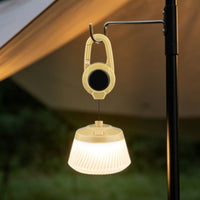 Adjustable-Length Rechargeable Lantern Compact Camping Lantern Long Battery Life Rechargeable Light with Handle Portable for Campers, Travelers, Tents, Patio