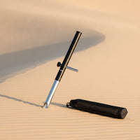 Fishing Rod Holder with Ground Spire Fishing Rod Holder with Storage Bag Sturdy Sand Spire for Shore Anglers
