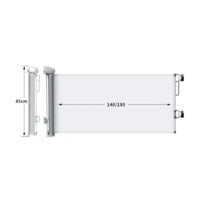 Retractable Mesh Gate Retractable Pet Gate No for Doorways, Dogs