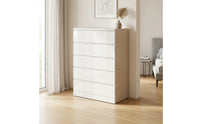 5-Drawer Dresser Practical Vertical Dresser Floor-Standing Cabinet with Five Drawers for Living Room