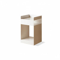 Bedside Storage Table Minimalist Design Nightstand With casters for Small areas