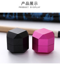 台球配件批发巧克盒巧克夹台球用品桌球美式皮头八边形巧克盒