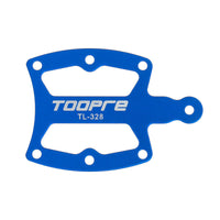 TOOPRE自行车单盘正负齿盘片测量工具 山地车单速牙盘磨损测量器