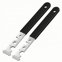 2 Pieces Paver Removal Tool Slim-Profile Brick Remover Serrated for Patio Repair