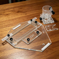 Guitar Bridge Slot Modeling Tool Easy Alignment Guitar Bridge Saddle Slotting for Luthiers