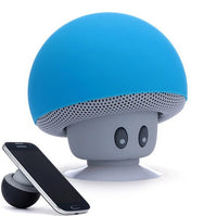 Cartoon Mushroom Wireless Bluetooth Speaker with Suction Cup Phone Stand