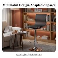 Low-Back Mesh Chair Adjustable Height Office Furniture Space-Saving for Students