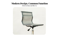 Low-Back Mesh Chair Adjustable Height Office Furniture Space-Saving for Students