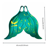Training Monofin Rubber Fin Diving Use for Pool