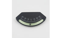 Slimline Inclinometer with Bubble Vial Liquid-Filled Manual Angle Gauge Compact Slope Indicator Accurate for Drivers, off-Roaders