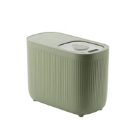 Rice Container with Sliding Lid Food-Grade Rice Keeper with Cup Clear for Pantry