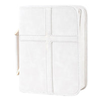 PU Leather Bible Holder Water-Resistant Bible Carrying Case with Handle for Men
