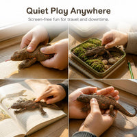 Realistic Soft Silicone Lizard and Insect Animal Models for Kids