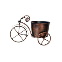 Tricycle Planter Rustic Flower Pot Whimsical for Patio, Courtyard