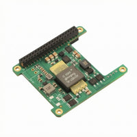 Network-Powered Accessory board+ HAT Module Compact Power over Ethernet Hat Green