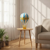 Hot Air Balloon Window Hanging Mouth-Blown Hot Air Balloon Hanging Ornament Hand-Painted Sturdy for Decorators, Photo Shoots