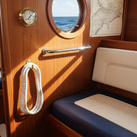 Stainless Steel Grab Handle Rustproof Marine Boat Handrail Sturdy Construction for Seniors, Elderly, Yacht, RV