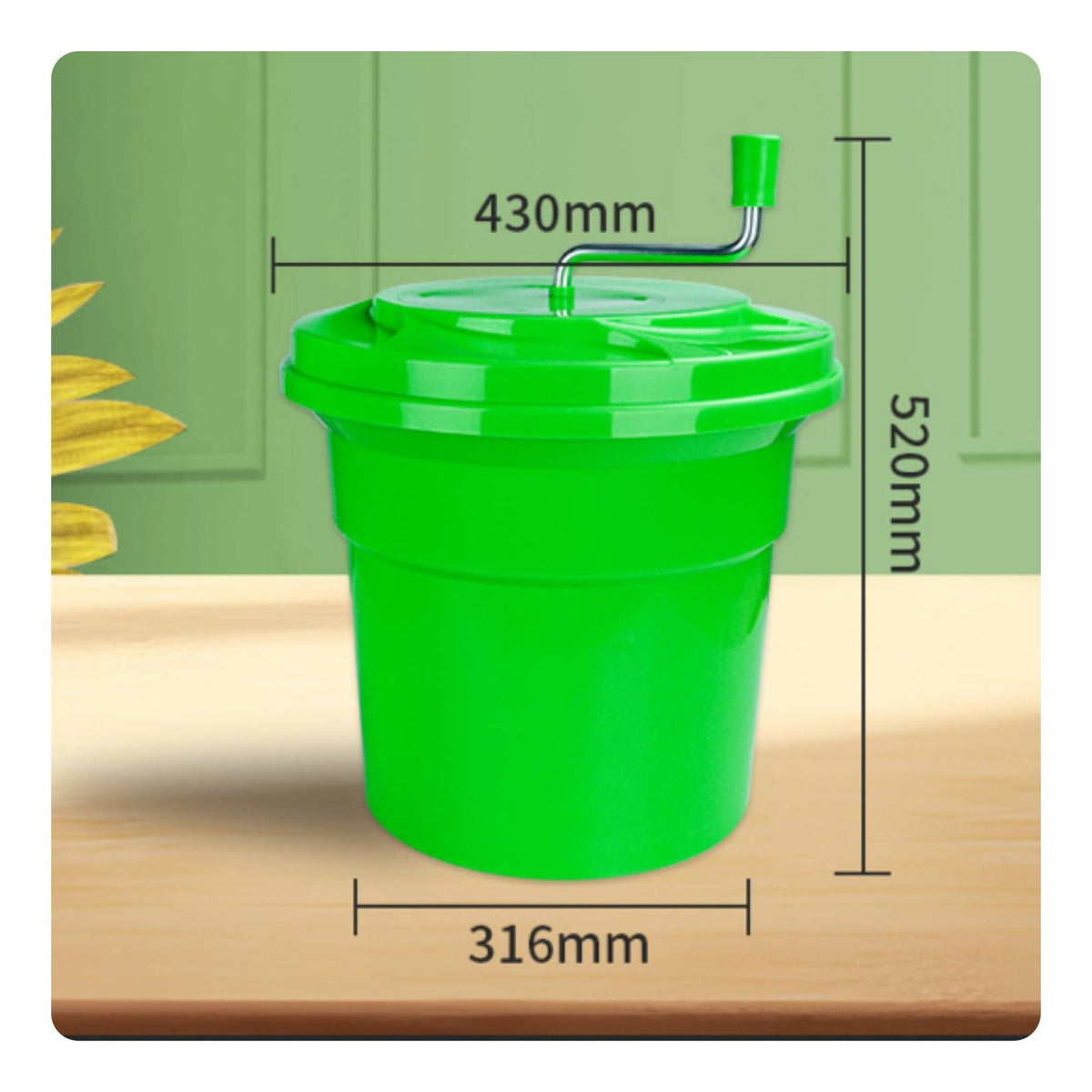 Salad Large Capacity Vegetable Dryer Thick Plastic