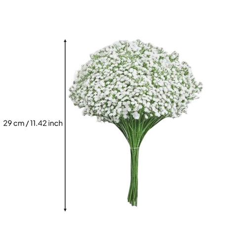 Artificial Baby's Breath Arrangement Long Lasting Fake Gypsophila Bunch