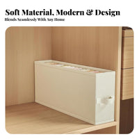 Narrow textile container Space-Saving Closet Organizer Machine-Washable Material for Wardrobe, Parents