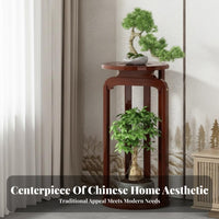 Oriental Pot Stand Unattachedstanding Planter Holder Multi-Purpose for Balcony