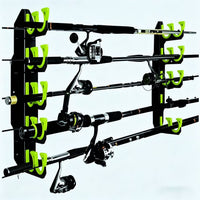 壁挂鱼竿支架 Fishing Rod Holders 钓鱼竿支架适用于墙壁或仓库