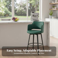 Upholstered rotating High Stool Easy to Clean Upholstered rotating Stool for Adults