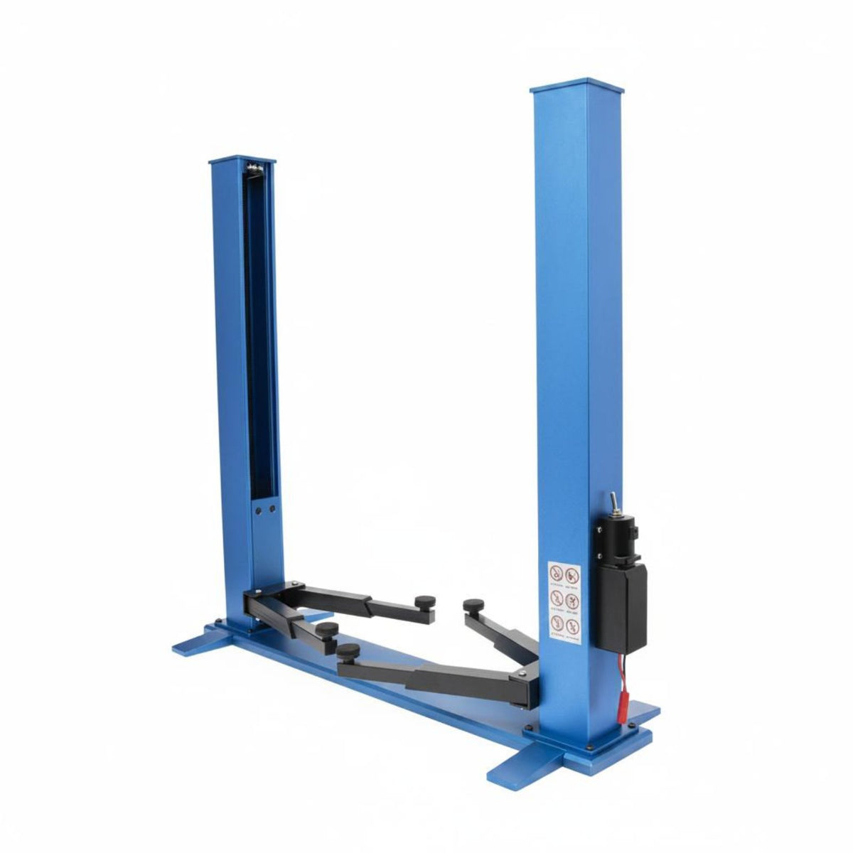 RC Car Repair Lift Realistic Simulation Two Post Car Lift Model Adjustable Width for Workshop