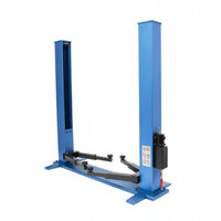 RC Car Repair Lift Realistic Simulation Two Post Car Lift Model Adjustable Width for Workshop